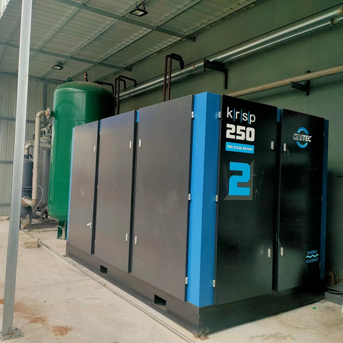 開(kāi)山空壓機KRSP2-250W/V助力新(xīn)能源行業節能減(jiǎn)排